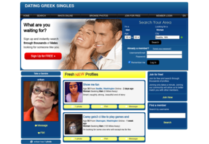 Dating Greek Singles Homepage Image